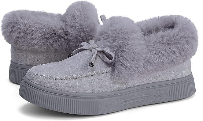 TINSTREE Winter Flat Boots Warm Durable Shoes